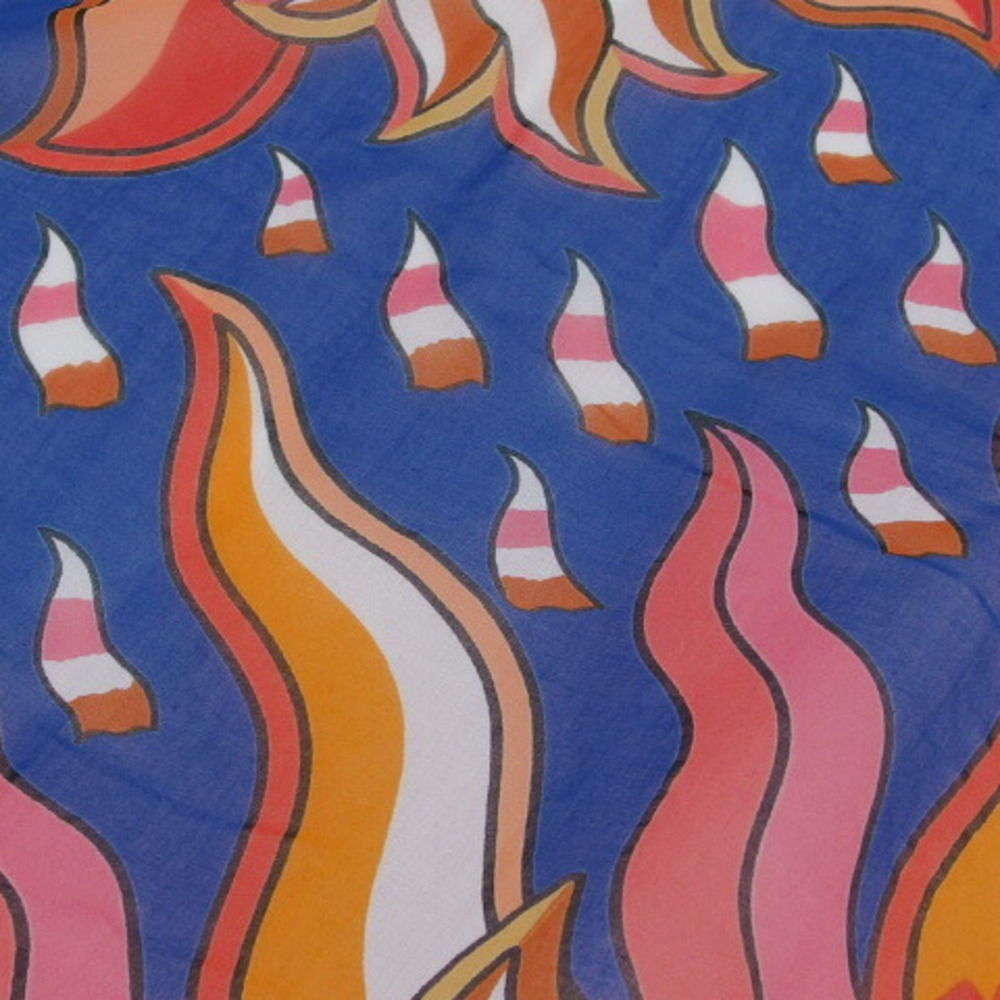 HERMES Authentic Blue Scarf - Picture 11 of 11